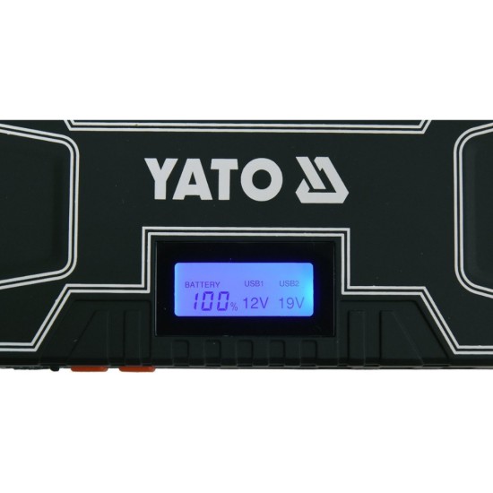 Батерия за аварийно запалване на YATO, USB, 12000mAh